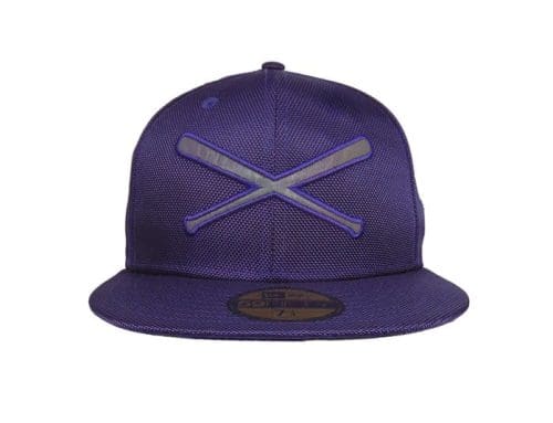 Crossed Bats Logo Hannes Birthday 59Fifty Fitted Hat by JustFitteds x New Era