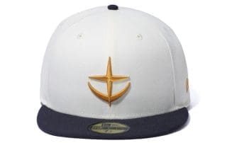 Earth Federation Forces Chrome Navy 59Fifty Fitted Hat by Gundam x New Era