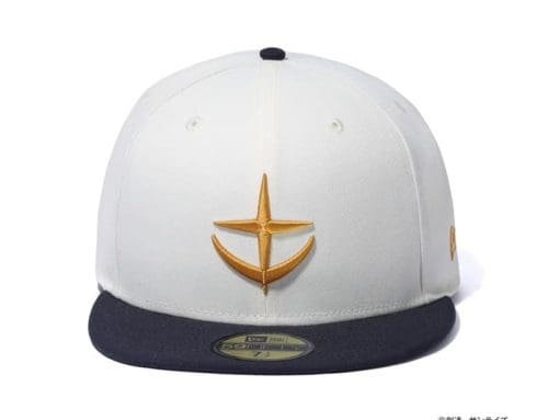 Earth Federation Forces Chrome Navy 59Fifty Fitted Hat by Gundam x New Era