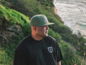 H Pride Green Graphite 59Fifty Fitted Hat by Fitted Hawaii x New Era Front