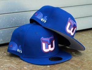 Hartford Whalers Royal 59Fifty Fitted Hat by NHL x New Era