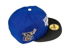 Los Angeles Dodgers 2025 World Series Champions Royal Black 59Fifty Fitted Hat by Hawaii x New Era Patch
