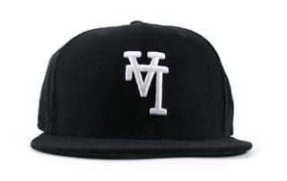 Los Angeles Dodgers Upside Down Corduroy Black 59Fifty Fitted Hat by MLB x New Era