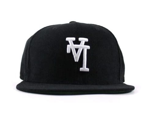 Los Angeles Dodgers Upside Down Corduroy Black 59Fifty Fitted Hat by MLB x New Era