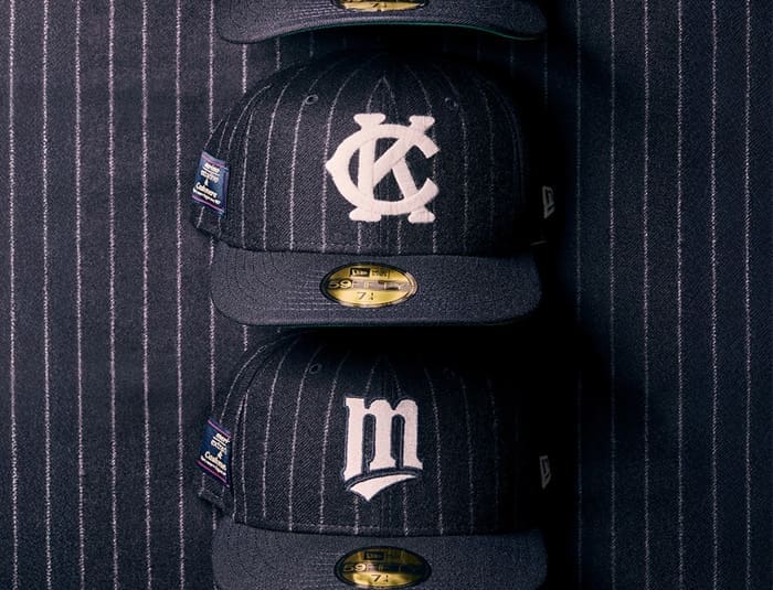 MLB Moon Pinstripe 59Fifty Fitted Hat Collection by MLB x New Era