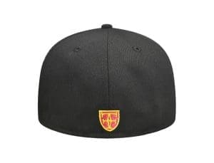 NHD26 Mahalo Black 59Fifty Fitted Hat by Fitted Hawaii x New Era Back