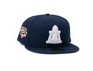 Raincross Navy White Silver 59Fifty Fitted Hat by 1LoveIE x New Era