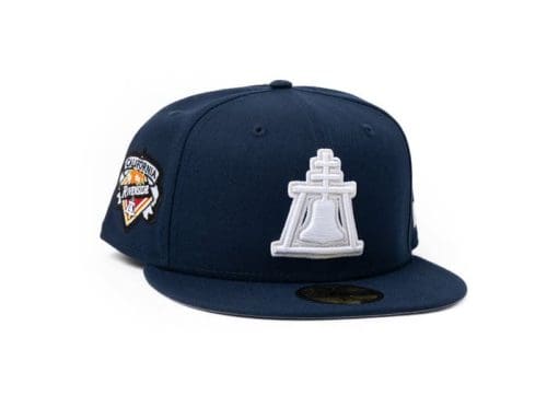 Raincross Navy White Silver 59Fifty Fitted Hat by 1LoveIE x New Era
