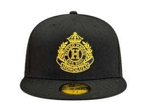 Scholar Black 59Fifty Fitted Hat by Fitted Hawaii x New Era