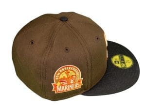 Seattle Mariners 30th Anniversary Walnut Black 59Fifty Fitted Hat by MLB x New Era Patch Seattle Mariners 30th Anniversary Walnut Black 59Fifty Fitted Hat by MLB x New Era Patch