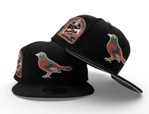 Baltimore Orioles 30th Anniversary Black Green 59Fifty Fitted Hat by MLB x New Era Baltimore Orioles 30th Anniversary Black Green 59Fifty Fitted Hat by MLB x New Era