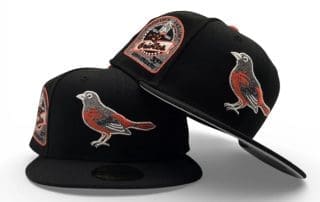 Baltimore Orioles 30th Anniversary Black Green 59Fifty Fitted Hat by MLB x New Era