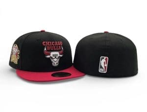 Chicago Bulls 1996 NBA Champions 59Fifty Fitted Hat by NBA x New Era Back