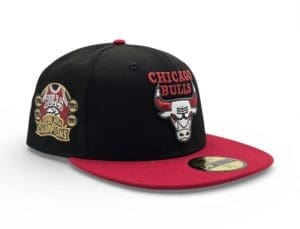 Chicago Bulls 1996 NBA Champions 59Fifty Fitted Hat by NBA x New Era Front