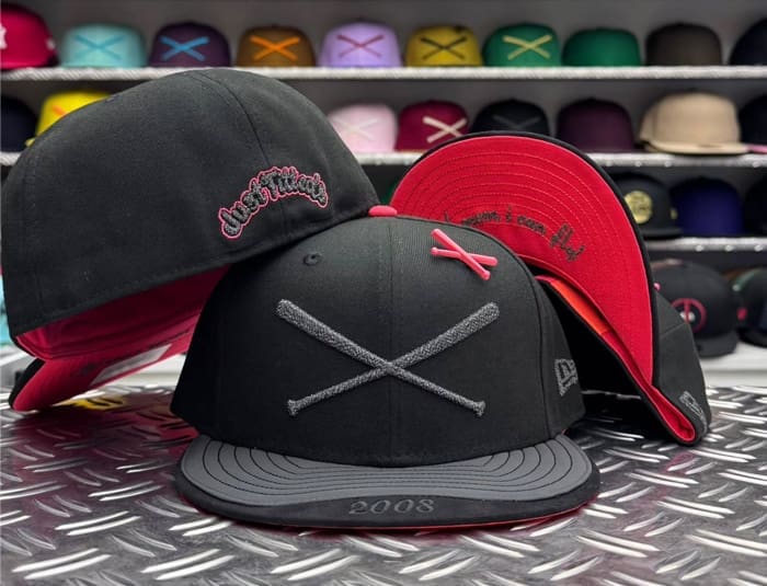 Crossed Bats Look Mom 59Fifty Fitted Hat by JustFitteds x New Era