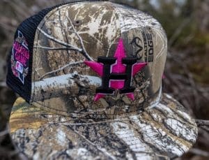 Houston Astros Realtree Trucker 59Fifty Fitted Hat by MLB x New Era Front