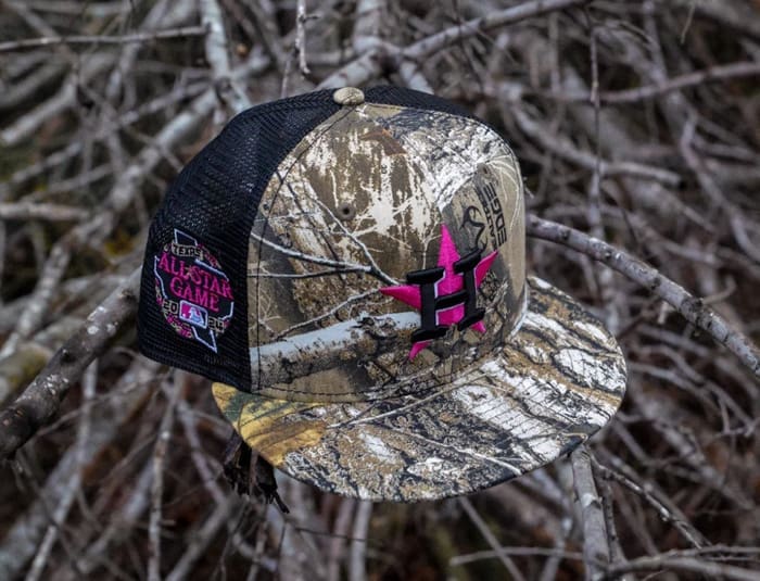 Houston Astros Realtree Trucker 59Fifty Fitted Hat by MLB x New Era