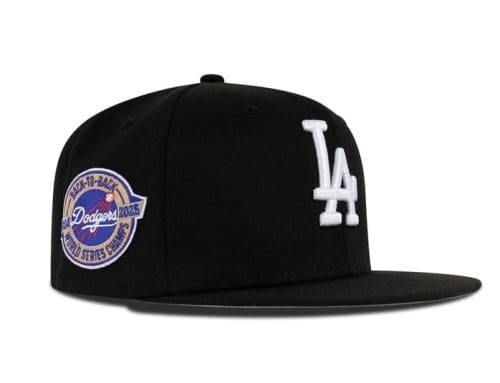 Los Angeles Dodgers 2024-2025 Back To Back World Series Champs 59Fifty Fitted Hat by MLB x New Era
