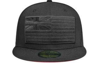 Slapswind Black Red 59Fifty Fitted Hat by Fitted Hawaii x New Era