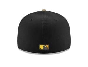 Anaheim Angels 25th Anniversary Black Camo 59Fifty Fitted Hat by MLB x New Era Back