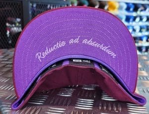 False Flag Maroon Purple 59Fifty Fitted Hat by JustFitteds x New Era Bottom False Flag Maroon Purple 59Fifty Fitted Hat by JustFitteds x New Era Bottom