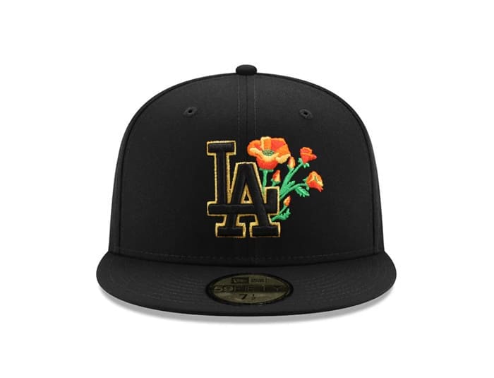 Los Angeles Dodgers California Poppy 59Fifty Fitted Hat by MLB x New Era