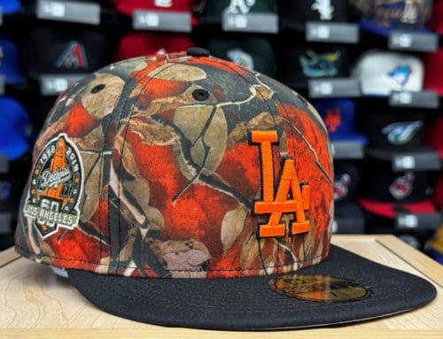 Los Angeles Dodgers Leaves Orange 59Fifty Fitted Hat by MLB x New Era