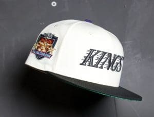 Los Angeles Kings 2002 NHL ASG Chrome White Black 59Fifty Fitted Hat by NHL x New Era Front Los Angeles Kings 2002 NHL ASG Chrome White Black 59Fifty Fitted Hat by NHL x New Era Front