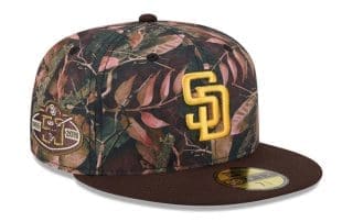 San Diego Padres 50th Anniversary Leaves Camo Brown 59Fifty Fitted Hat by MLB x New Era