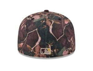 San Diego Padres 50th Anniversary Leaves Camo Brown 59Fifty Fitted Hat by MLB x New Era Back