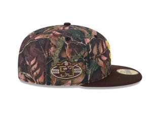 San Diego Padres 50th Anniversary Leaves Camo Brown 59Fifty Fitted Hat by MLB x New Era Patch