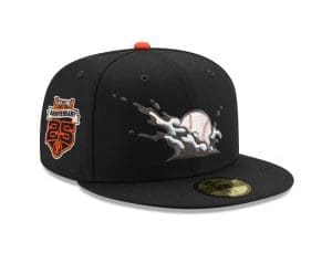 San Francisco Giants Splash Baseball 25th Anniversary 59Fifty Fitted Hat by MLB x New Era Front