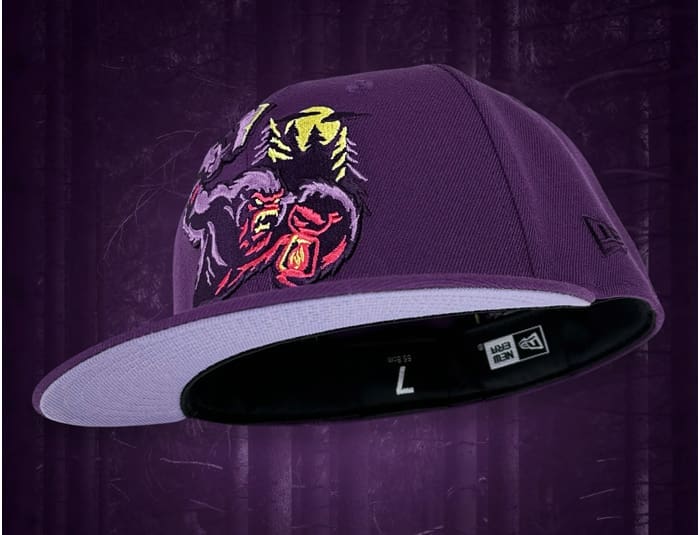 Sasquatch Purple 59Fifty Fitted Hat by Noble North x New Era