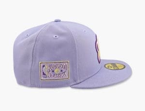 Seattle Supersonics Lavender 59Fifty Fitted Hat by NBA x New Era Patch