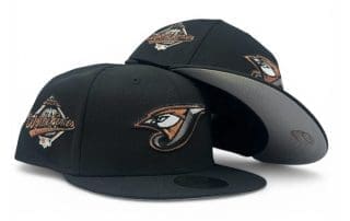 Toronto Blue Jays 1993 WS Black Metallic 59Fifty Fitted Hat by MLB x New Era