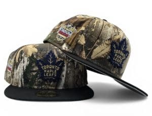 Toronto Maple Leafs 2018 Stadium Series Realtree Black 59Fifty Fitted Hat by NHL x New Era Toronto Maple Leafs 2018 Stadium Series Realtree Black 59Fifty Fitted Hat by NHL x New Era