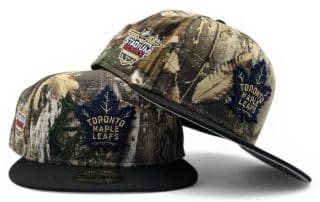 Toronto Maple Leafs 2018 Stadium Series Realtree Black 59Fifty Fitted Hat by NHL x New Era