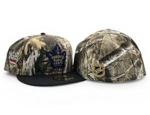 Toronto Maple Leafs 2018 Stadium Series Realtree Black 59Fifty Fitted Hat by NHL x New Era Back Toronto Maple Leafs 2018 Stadium Series Realtree Black 59Fifty Fitted Hat by NHL x New Era Back