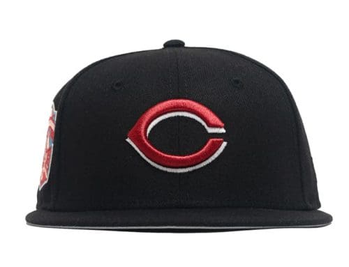 Cincinnati Reds 2003 Inaugural Season Black 59Fifty Fitted Hat by MLB x New Era