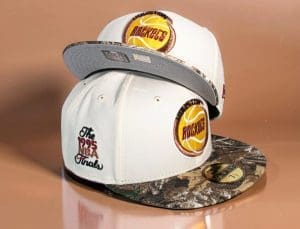 Houston Rockets 1999 NBA Finals Cream Camo 59Fifty Fitted Hat by NBA x New Era