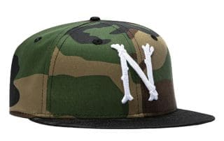 Northwest Camo Black 59Fifty Fitted Hat by Hillside Goods x New Era