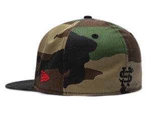 Northwest Camo Black 59Fifty Fitted Hat by Hillside Goods x New Era Back Northwest Camo Black 59Fifty Fitted Hat by Hillside Goods x New Era Back