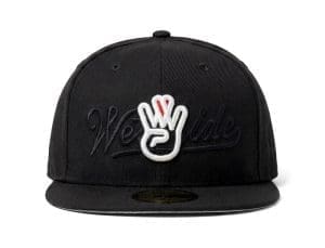 OG Black Script 59Fifty Fitted Hat by Westside Love x New Era Front