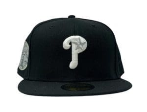 Philadelphia Phillies National League Black 59Fifty Fitted Hat by MLB x New Era Front