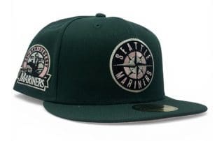 Seattle Mariners 30th Anniversary Green Pink 59Fifty Fitted Hat by MLB x New Era