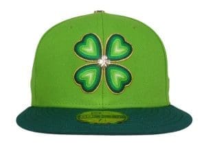 St. Patrick's Four Leaf Clover 59Fifty Fitted Hat by JustFitteds x New Era
