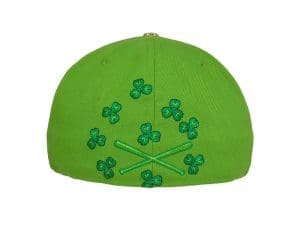 St. Patrick's Four Leaf Clover 59Fifty Fitted Hat by JustFitteds x New Era Back