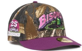 Buffalo Bisons 25th Realtree Grape 59Fifty Fitted Hat by MiLB x New Era