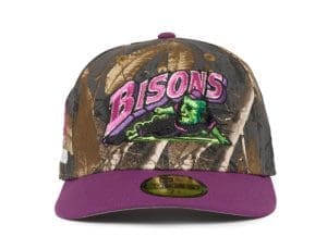 Buffalo Bisons 25th Realtree Grape 59Fifty Fitted Hat by MiLB x New Era Front Buffalo Bisons 25th Realtree Grape 59Fifty Fitted Hat by MiLB x New Era Front