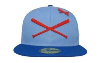 Crossed Bats Logo Blue Jays 59Fifty Fitted Hat by JustFitteds x New Era